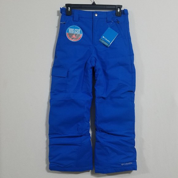 Columbia Snow Pants Boys Girls Medium Youth Blue M